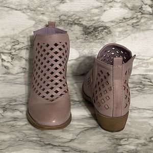 JC cut out booties, size 9